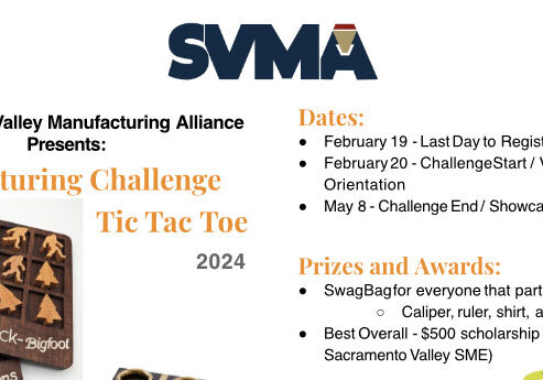 SVMA Manufacturing Challenge Flyer, 2024
