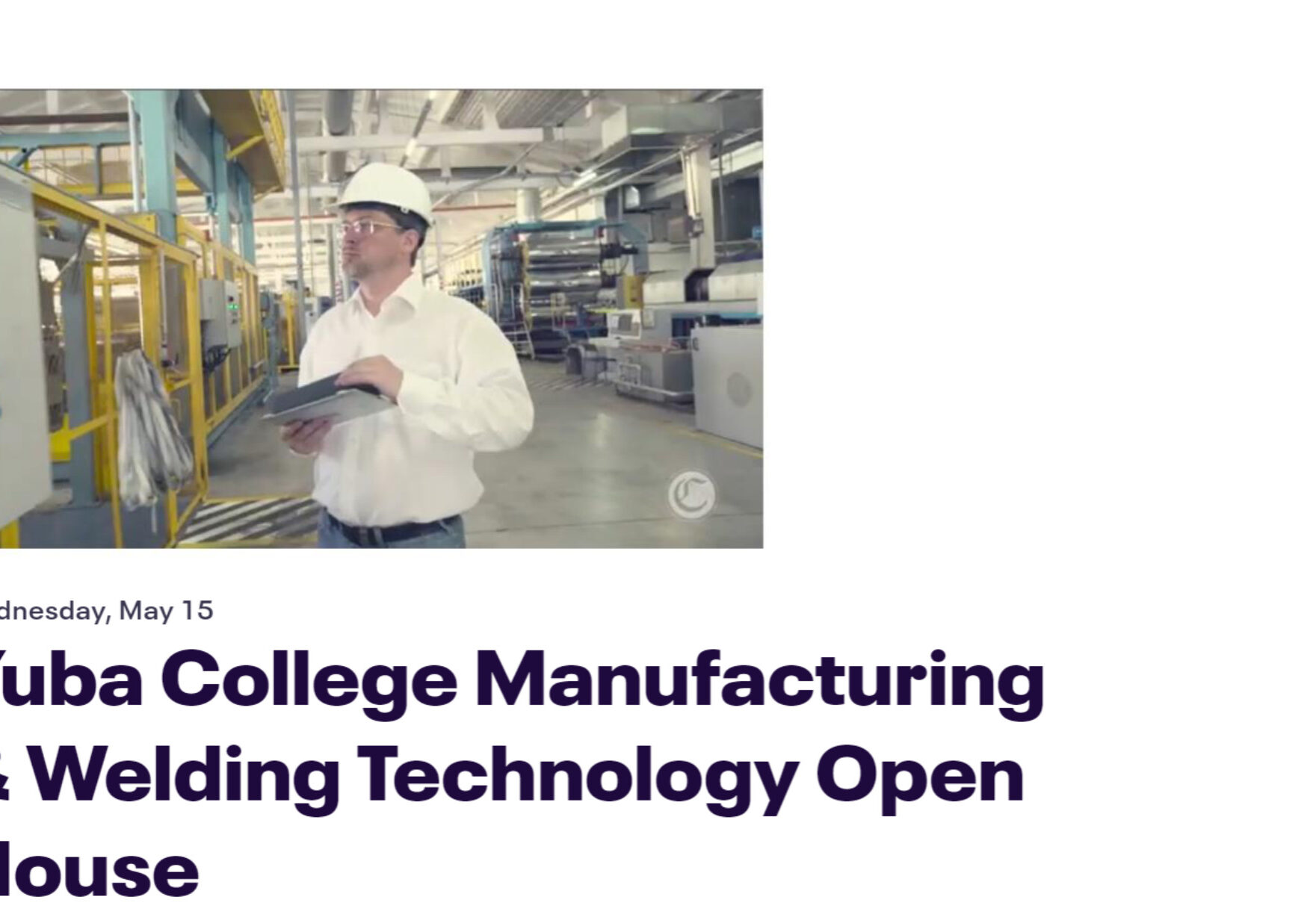 Yuba-College-Manufacturing -Welding-Technology-Open-House-featured